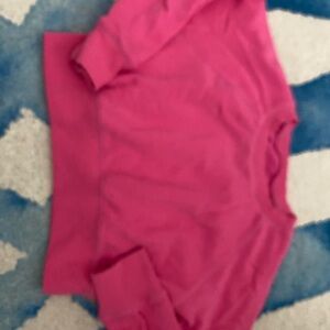 Katie J Cropped Pink Sweatshirt